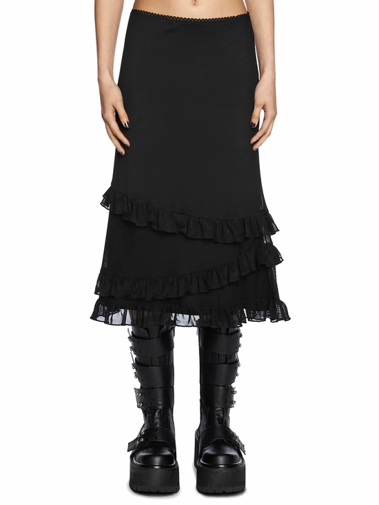 The Grave Girls Dresses & Skirts - THE GRAVE GIRLS BOREDOM ADDICT MIDI SKIRT, size XL (BNWT)